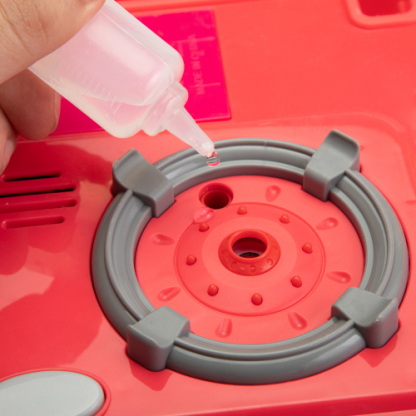 Kids Kitchen Playset Toys - Red