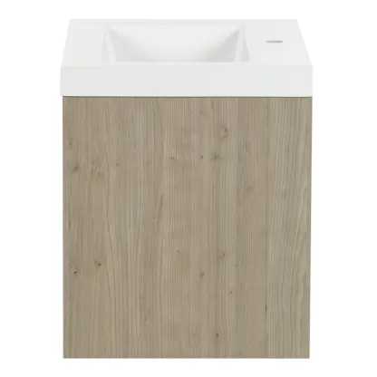 24.5" Wall-Mounted Single Bathroom Vanity Set