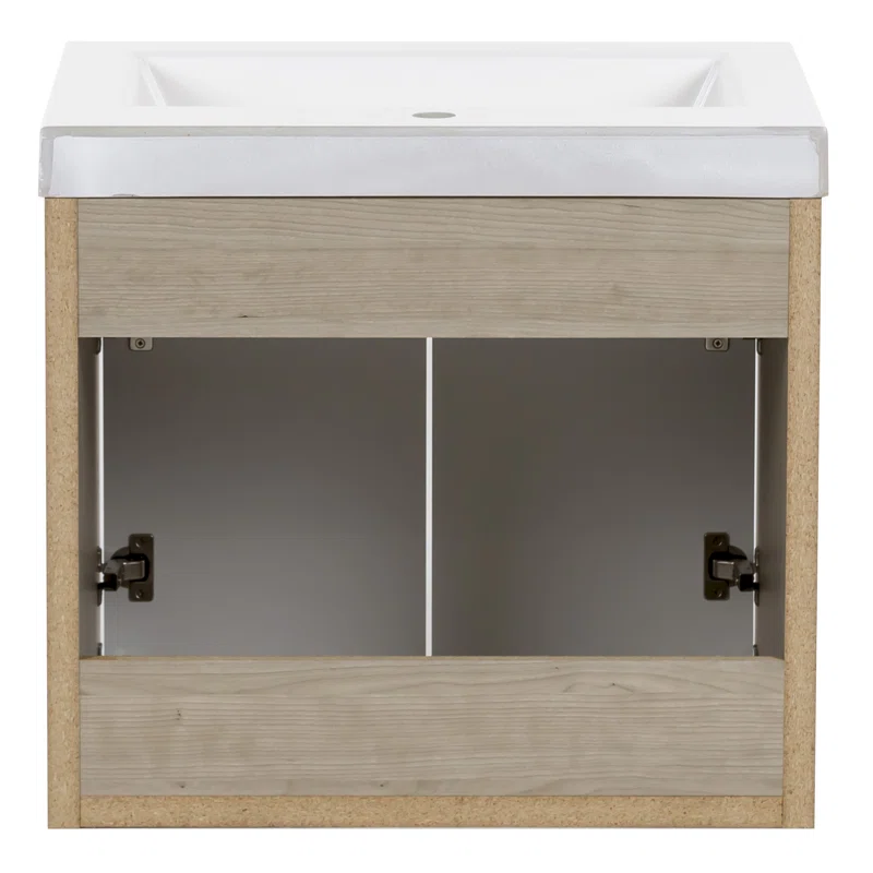 24.5" Wall-Mounted Single Bathroom Vanity Set