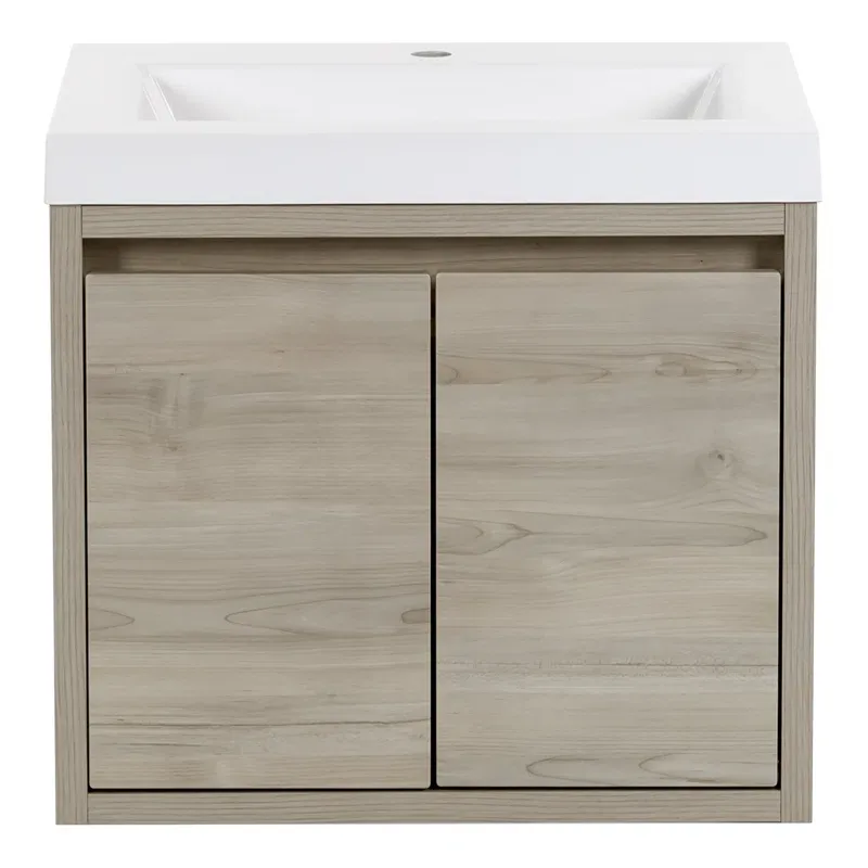 24.5" Wall-Mounted Single Bathroom Vanity Set