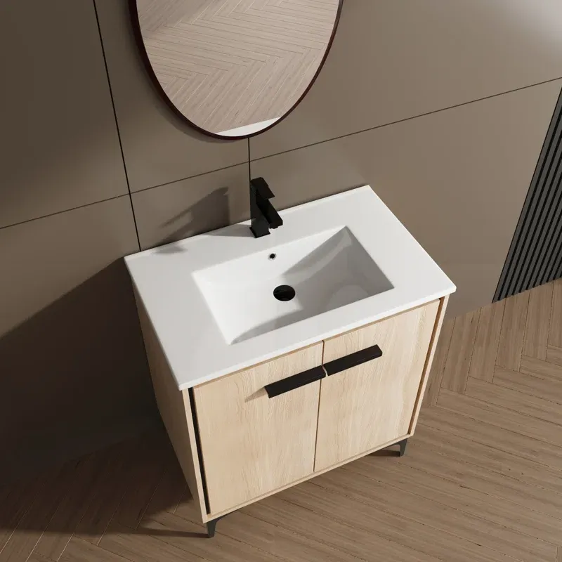30 Inch Bathroom Vanity Base with Basin