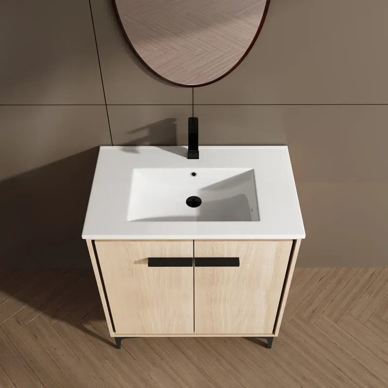 30 Inch Bathroom Vanity Base with Basin