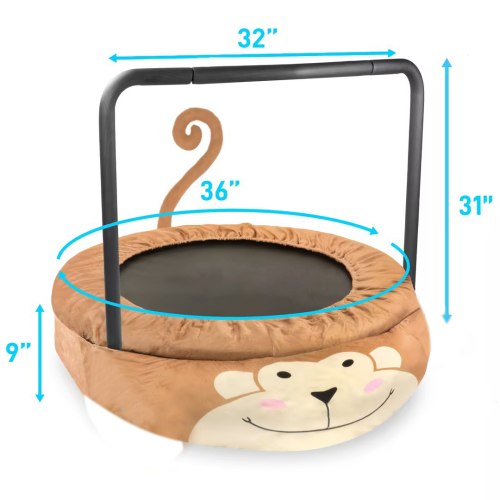 Assembled children's trampoline happy expression outdoor and indoor dual-use