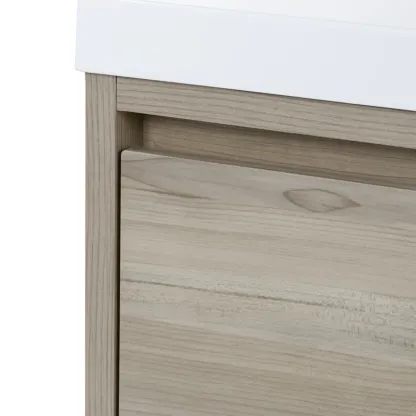 48.5" Wall-Mounted Single Bathroom Vanity With Cultured Marble Top