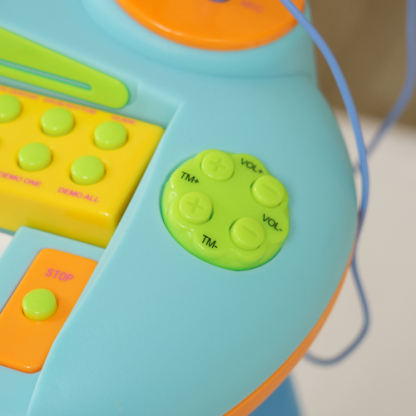 Kids Piano Toy Keyboard, 37 Key Piano for Toddlers, Electronic Music Educational Instrument with Microphone, Stool