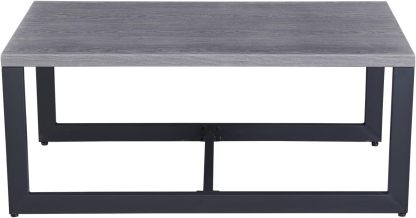 Outdoor Coffee Table Patio Side Table Sofa Table Grey