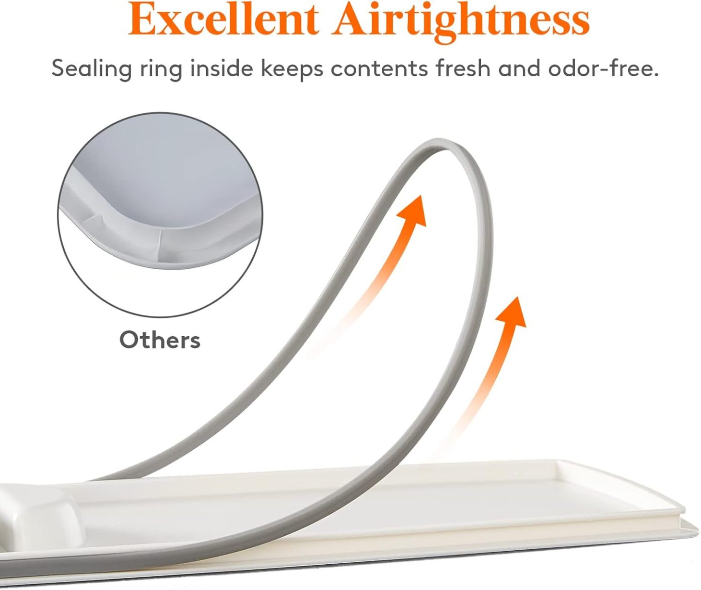 Rice Dispenser 25 Lbs(11.3kg), Rice Storage Container Sealed Moisture Proof with Measuring Cup