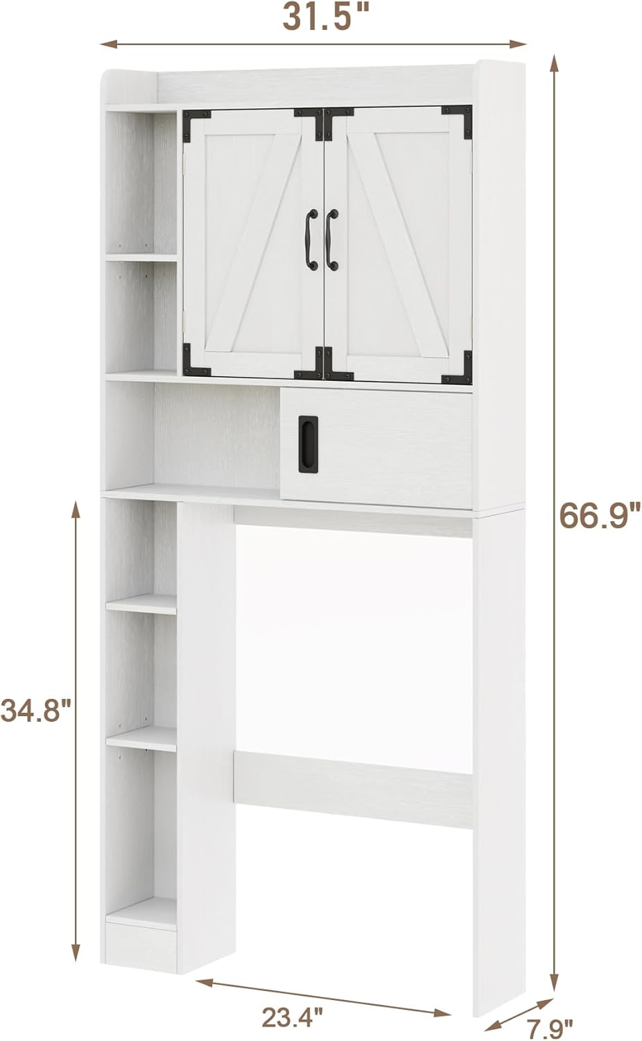 Over The Toilet Storage Cabinet, Farmhouse Bathroom Storage Cabinet