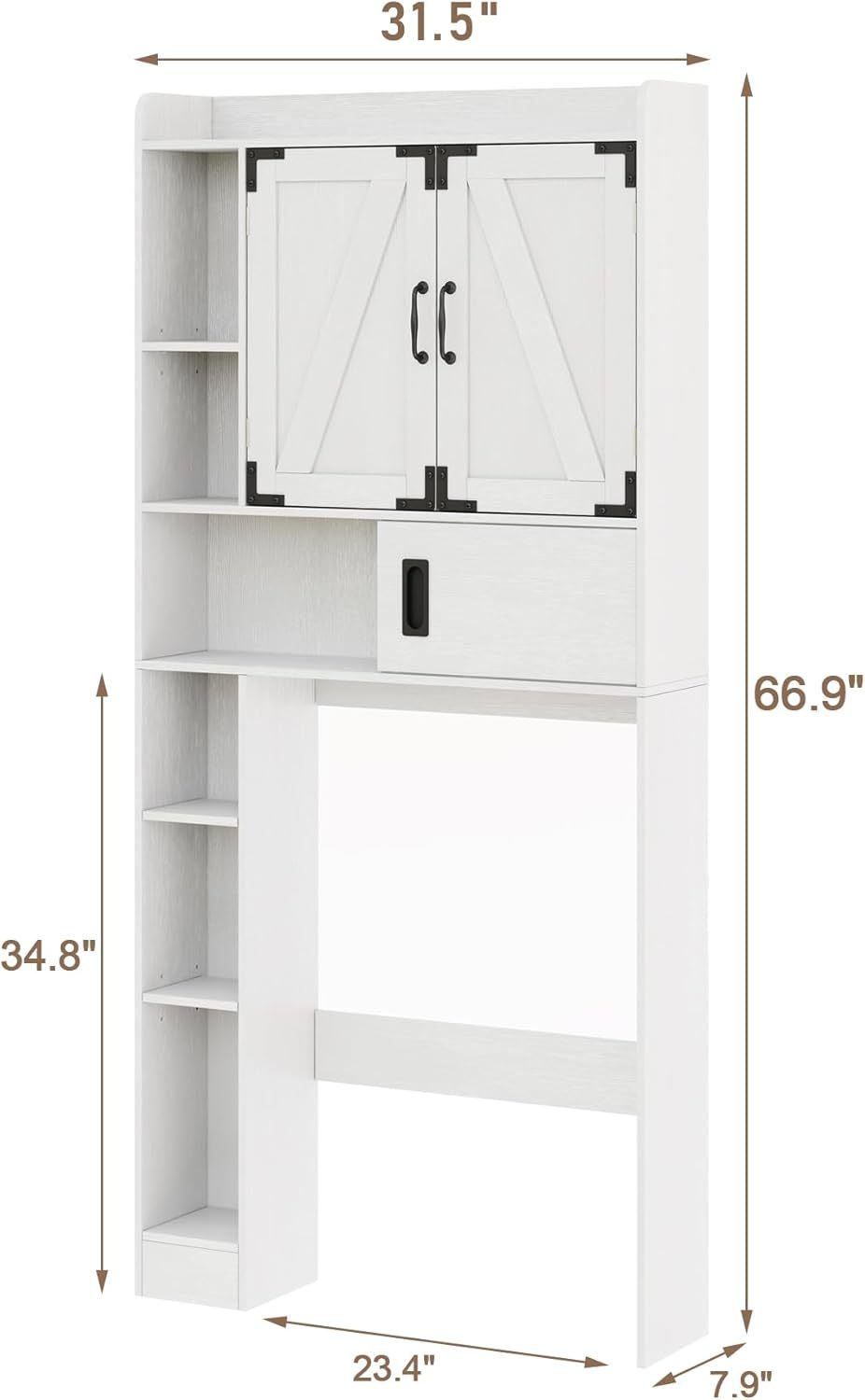 Over The Toilet Storage Cabinet, Farmhouse Bathroom Storage Cabinet
