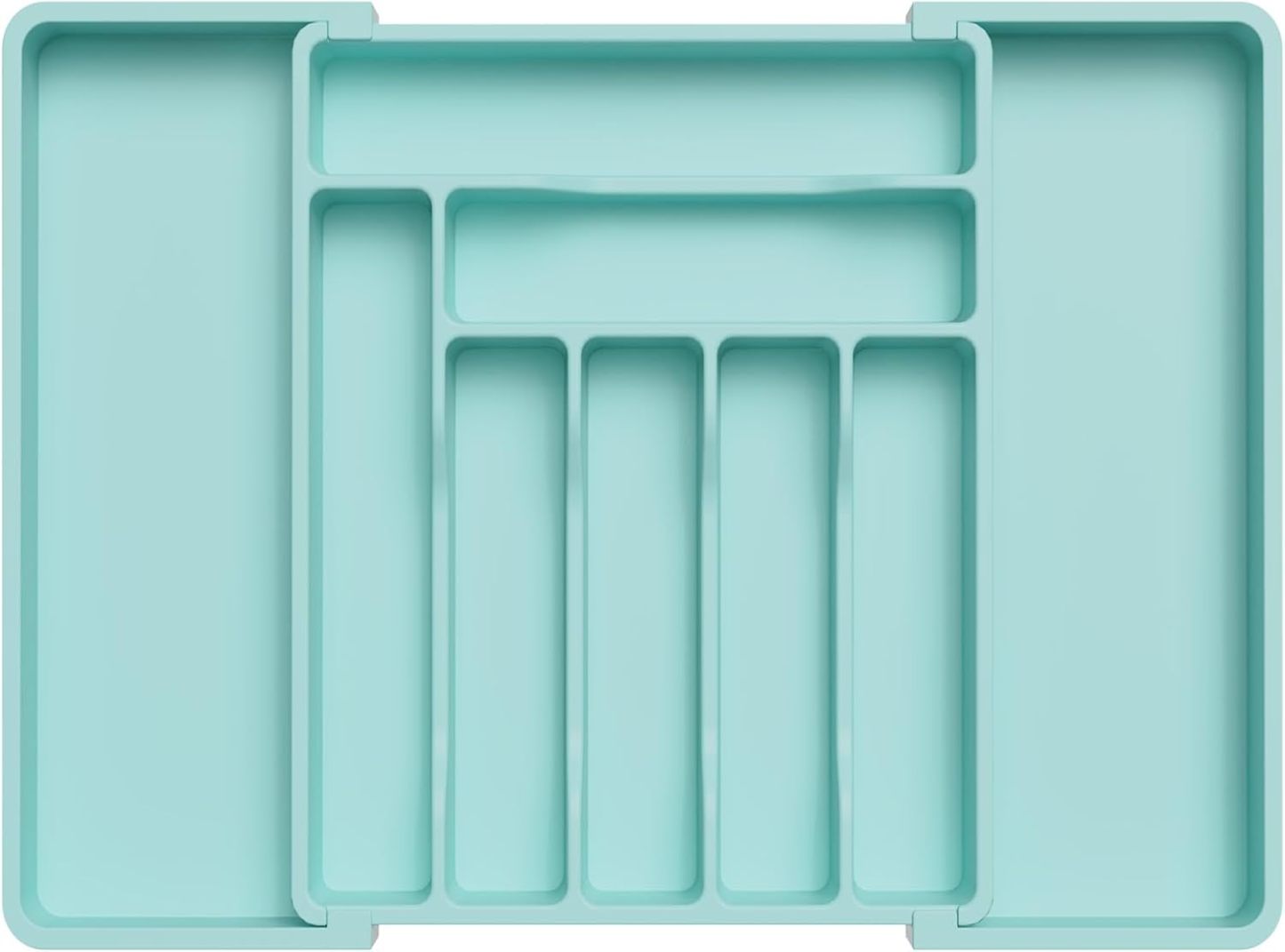 Silverware Drawer Organizer, Expandable Utensil Organizer for Kitchen Drawers, Adjustable Cutlery and Flatware Tray