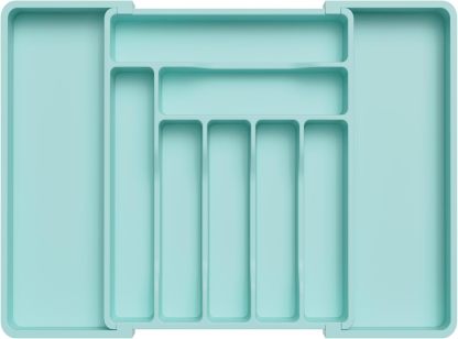 Silverware Drawer Organizer, Expandable Utensil Organizer for Kitchen Drawers, Adjustable Cutlery and Flatware Tray