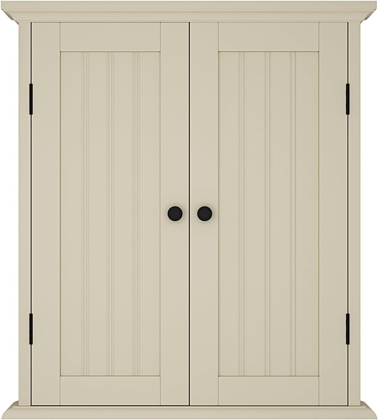 Bathroom Wall Cabinet, Over The Toilet Space Saver Storage Cabinet, Medicine Cabinet with 2 Door and Adjustable Shelves