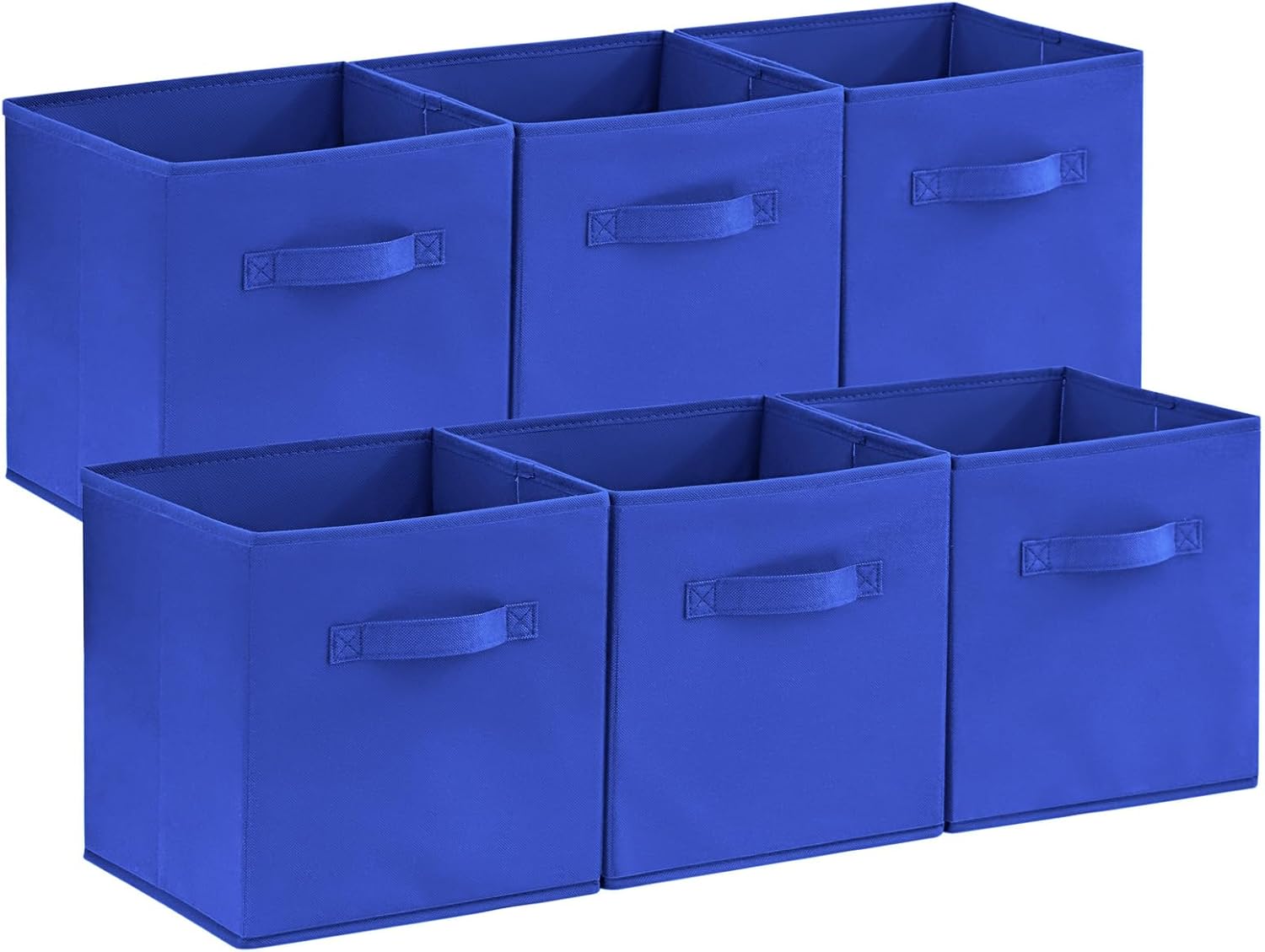 11 Inch Cube Storage Bins, Storage Cubes Foldable Medium Decorative Fabric Storage Baskets