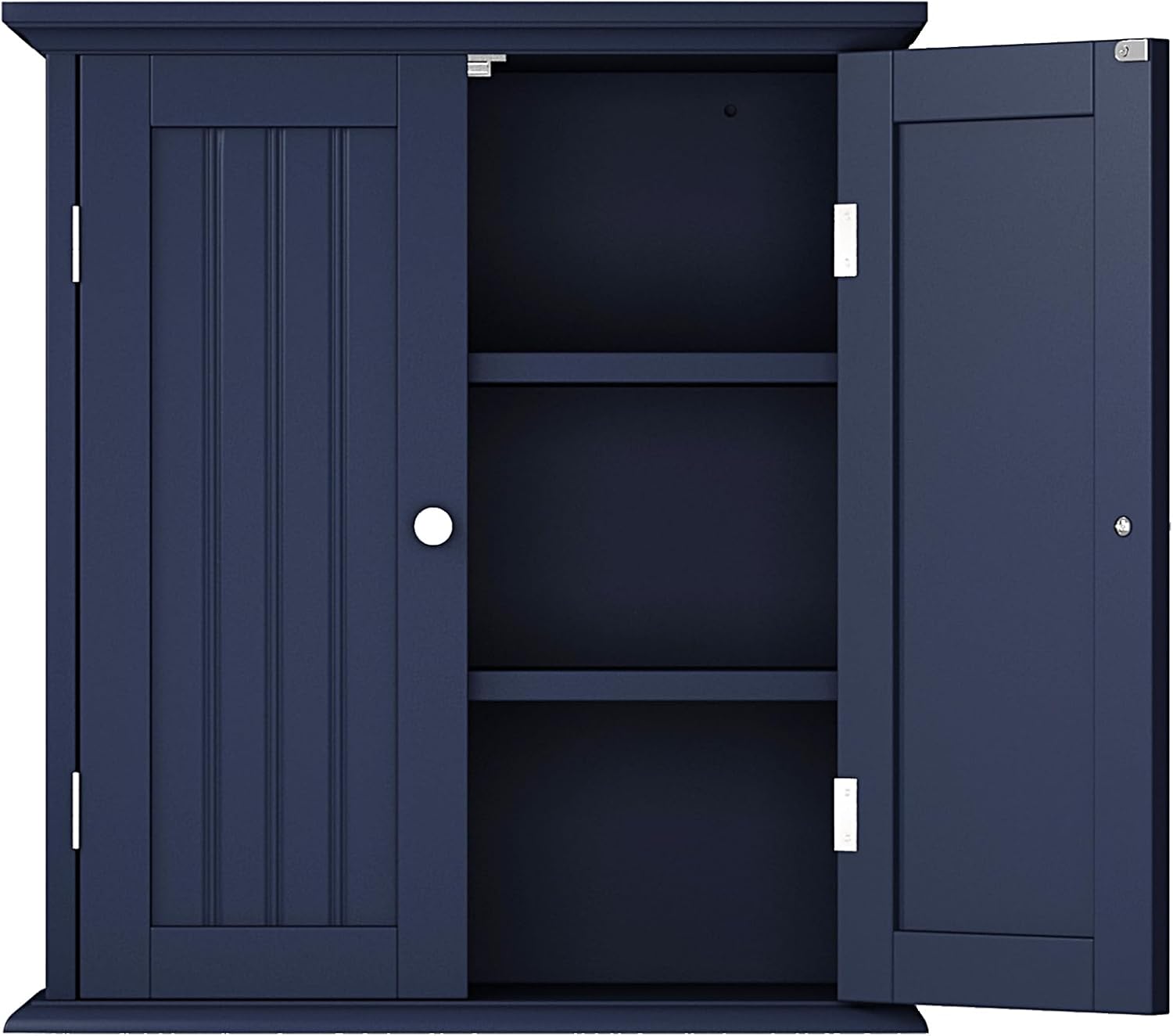 Bathroom Wall Cabinet, Over The Toilet Space Saver Storage Cabinet, Medicine Cabinet with 2 Door and Adjustable Shelves