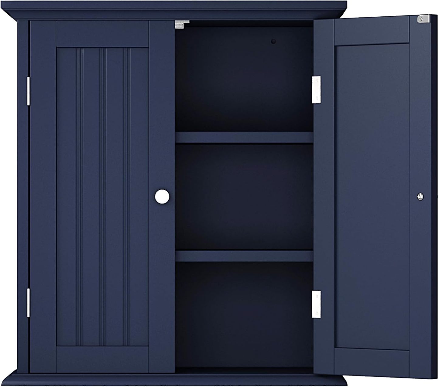 Bathroom Wall Cabinet, Over The Toilet Space Saver Storage Cabinet, Medicine Cabinet with 2 Door and Adjustable Shelves