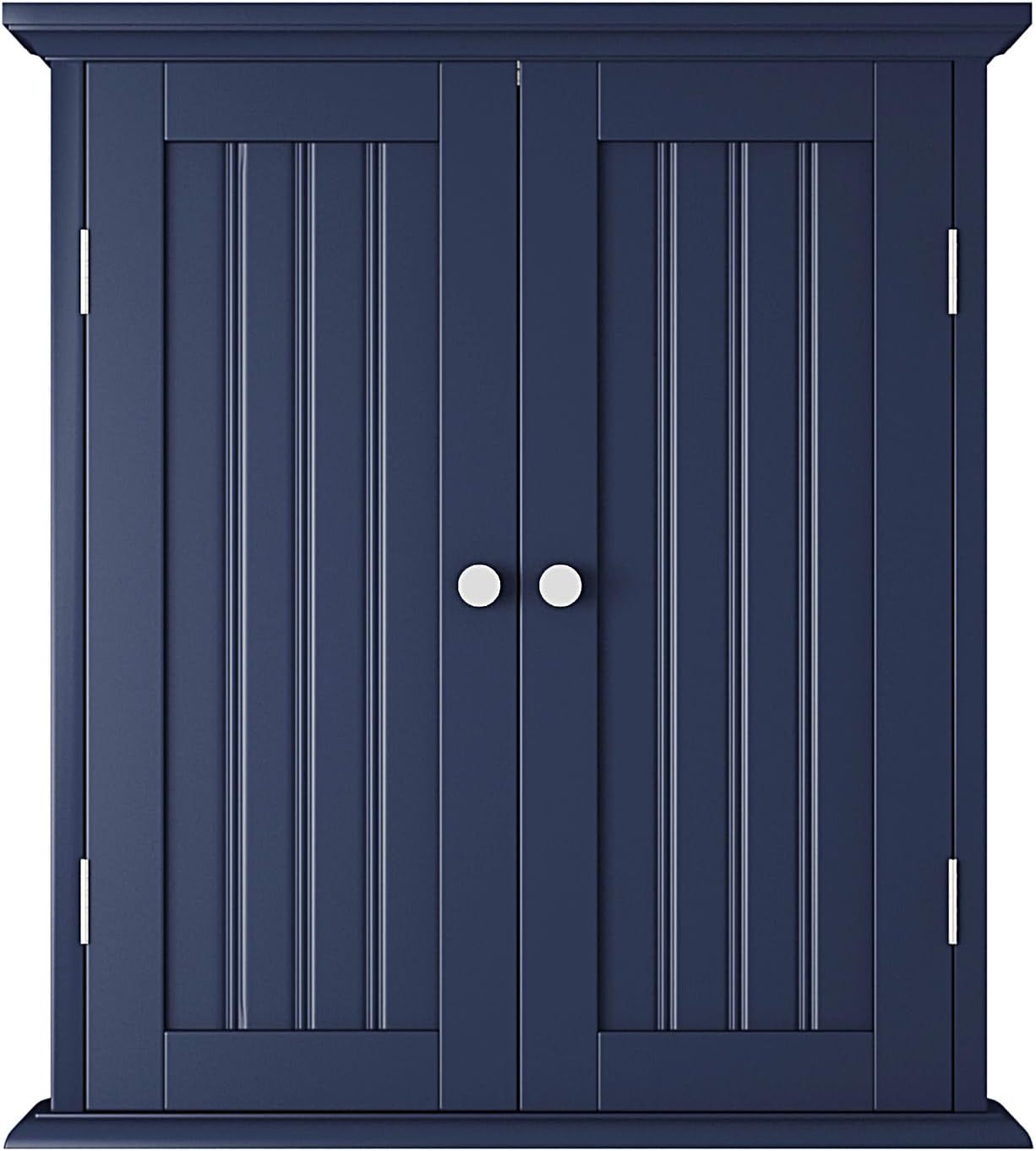 Bathroom Wall Cabinet, Over The Toilet Space Saver Storage Cabinet, Medicine Cabinet with 2 Door and Adjustable Shelves