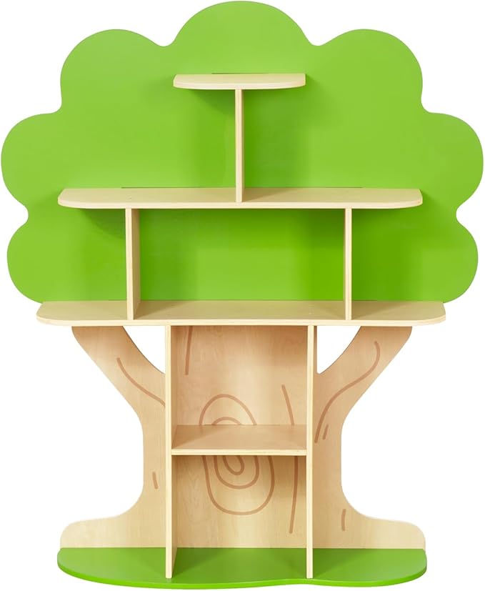 Tree Bookshelf for Kids Reading Nook, Montessori Book Shelf for Classroom, Kids Room