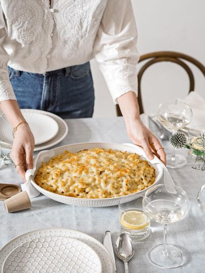 Serving Bowls, Large Oval Platters for Entertaining, Ceramic Serving Tray for Dinner, Pasta, Salad, Dessert, Turkey, Fish, Fruit