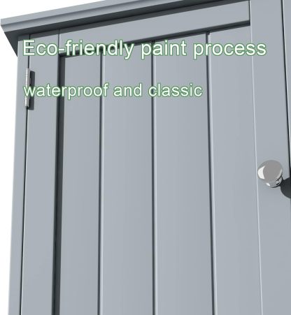 Bathroom Cabinet Wall Mounted 2-Door with 3 Open Shelves, Wooden Medicine Cabinets with Adjustable Shelf