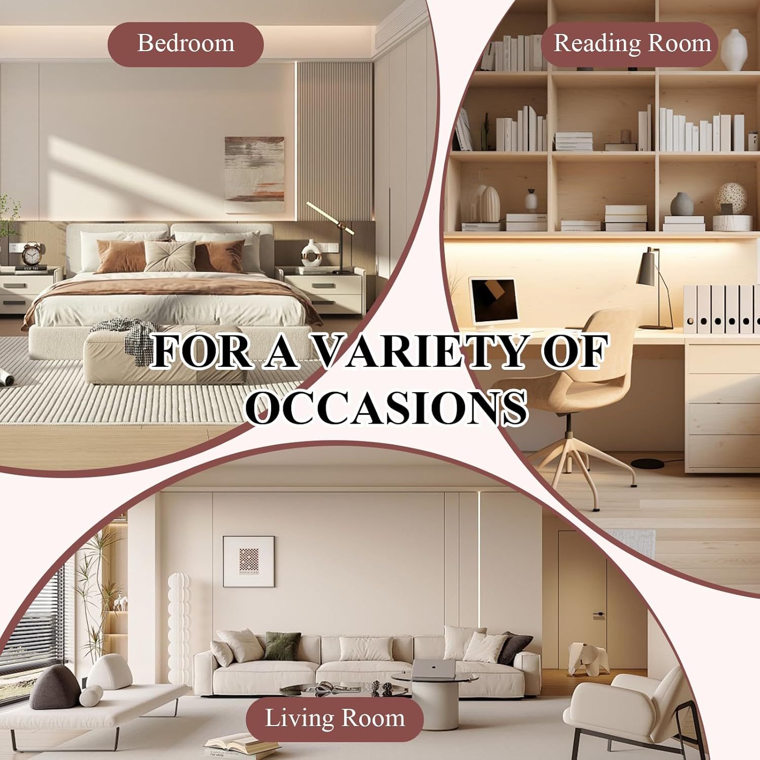 Bean Bag Chair for Adult, Teddy Upholstered Bean Bag Sofa with Large Footrest, Stuffed Beanbag Sofa Chair with Pull-Ring