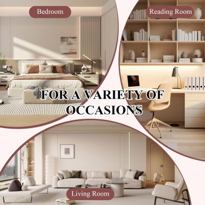 Bean Bag Chair for Adult, Teddy Upholstered Bean Bag Sofa with Large Footrest, Stuffed Beanbag Sofa Chair with Pull-Ring