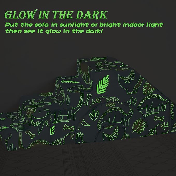 Foam Climbing Toddler Couch, Modular Kids Sofa with Slide & Stair, Convertible Baby Couch