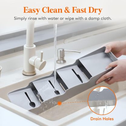 Compact Flatware Drawer Organizer, Narrow Silverware Tray for Kitchen Drawers, Plastic Cutlery Holder