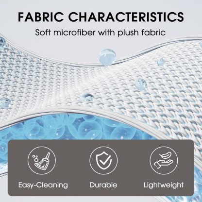 Plush Ultra Big Bean Bag Sofa, 40.6" D x 52.8" W x 31.1" H, Memory Foam Big Bean Bag Chair, Stuffed Lazy Sofa with Armrest