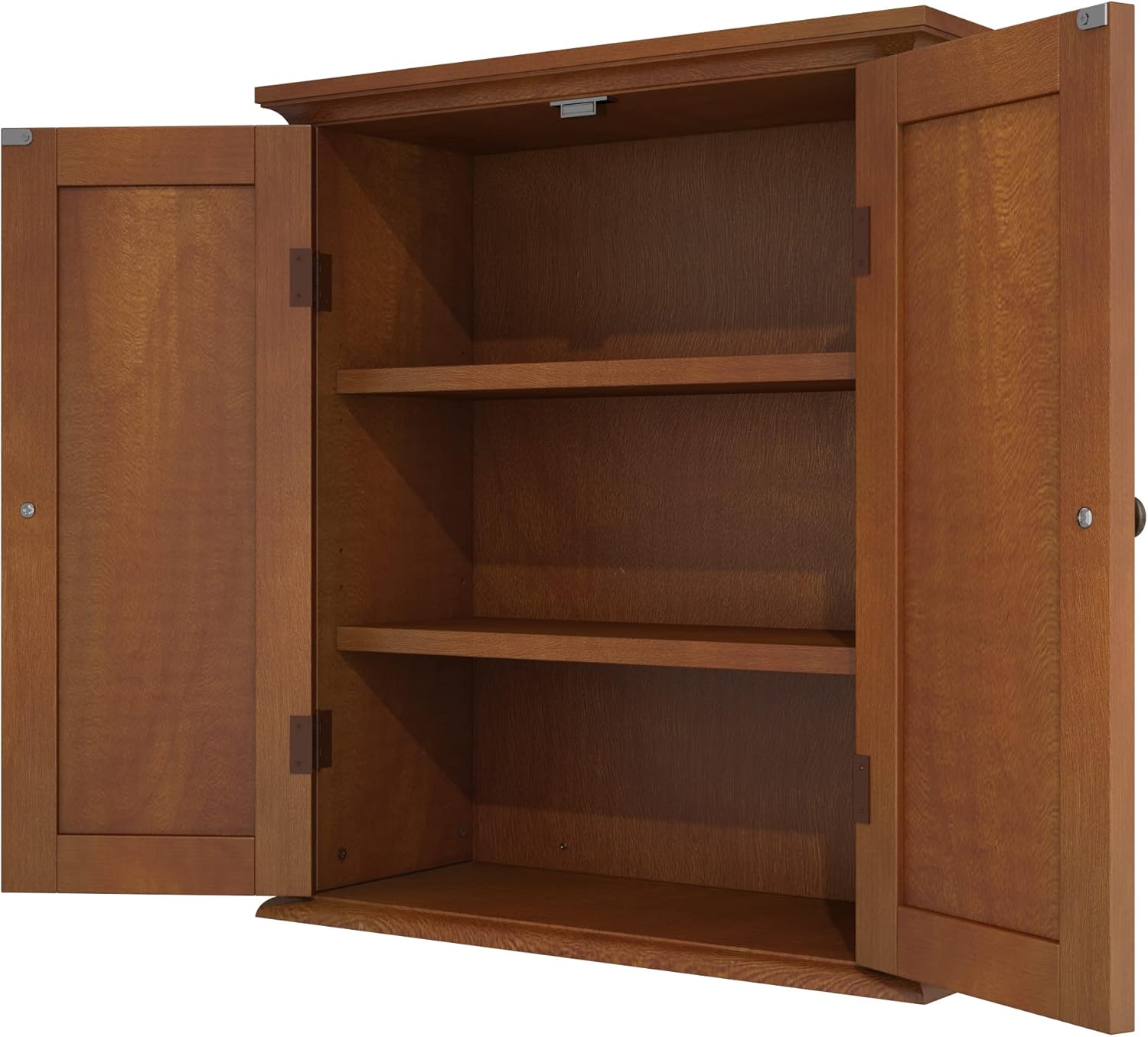 Bathroom Wall Cabinet, Over The Toilet Space Saver Storage Cabinet, Medicine Cabinet with 2 Door and Adjustable Shelves