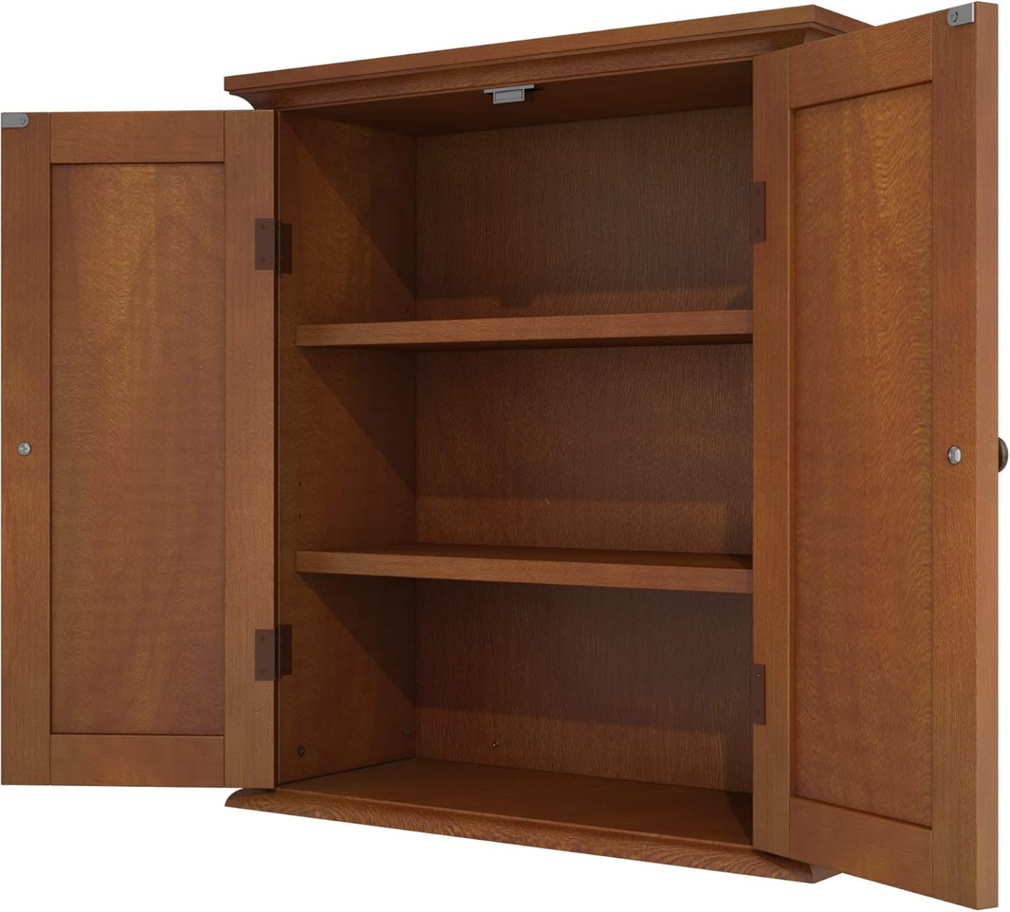 Bathroom Wall Cabinet, Over The Toilet Space Saver Storage Cabinet, Medicine Cabinet with 2 Door and Adjustable Shelves