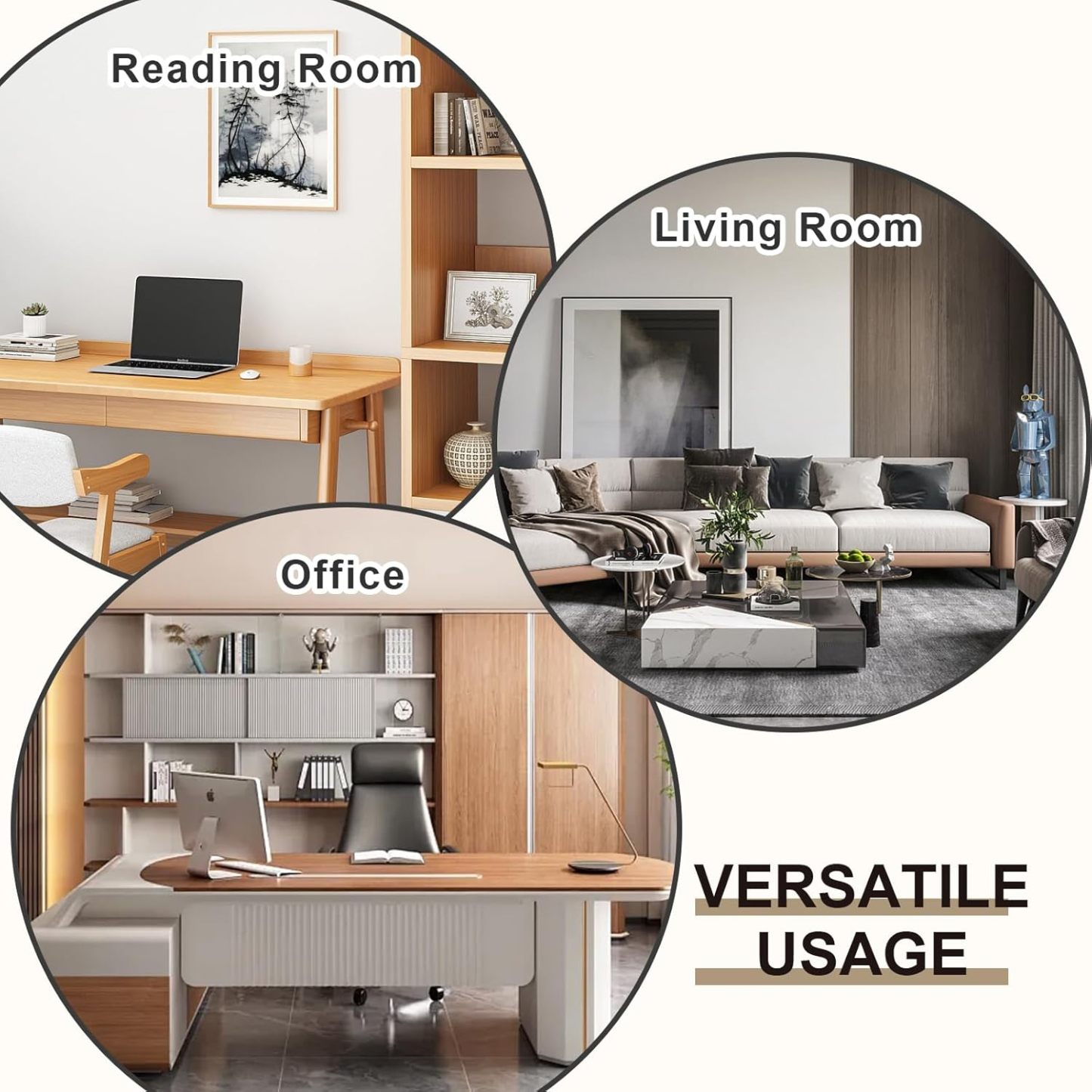 Storage Ottoman Bench, Linen Upholstered Ottoman Bench with Wheels, Multi-Function Bed Bench with Wood Frame