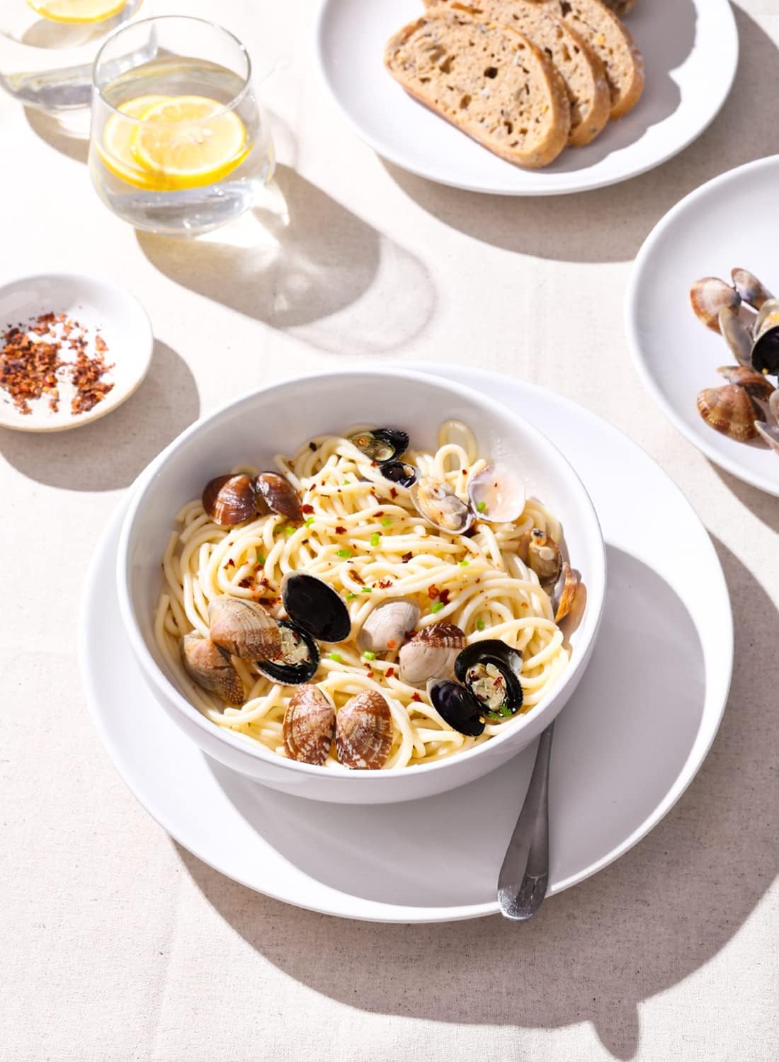 Pasta Bowls 45 OZ, Salad Bowls Set for Serving Soup, Pasta, Noodle, Dinner, Large Kitchen Bowl Plates