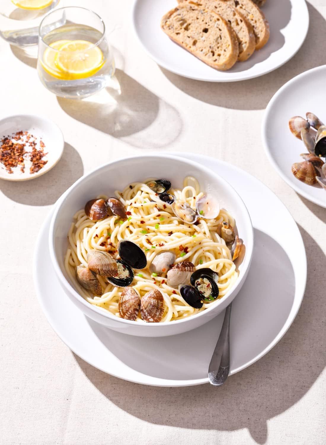 Pasta Bowls 45 OZ, Salad Bowls Set for Serving Soup, Pasta, Noodle, Dinner, Large Kitchen Bowl Plates