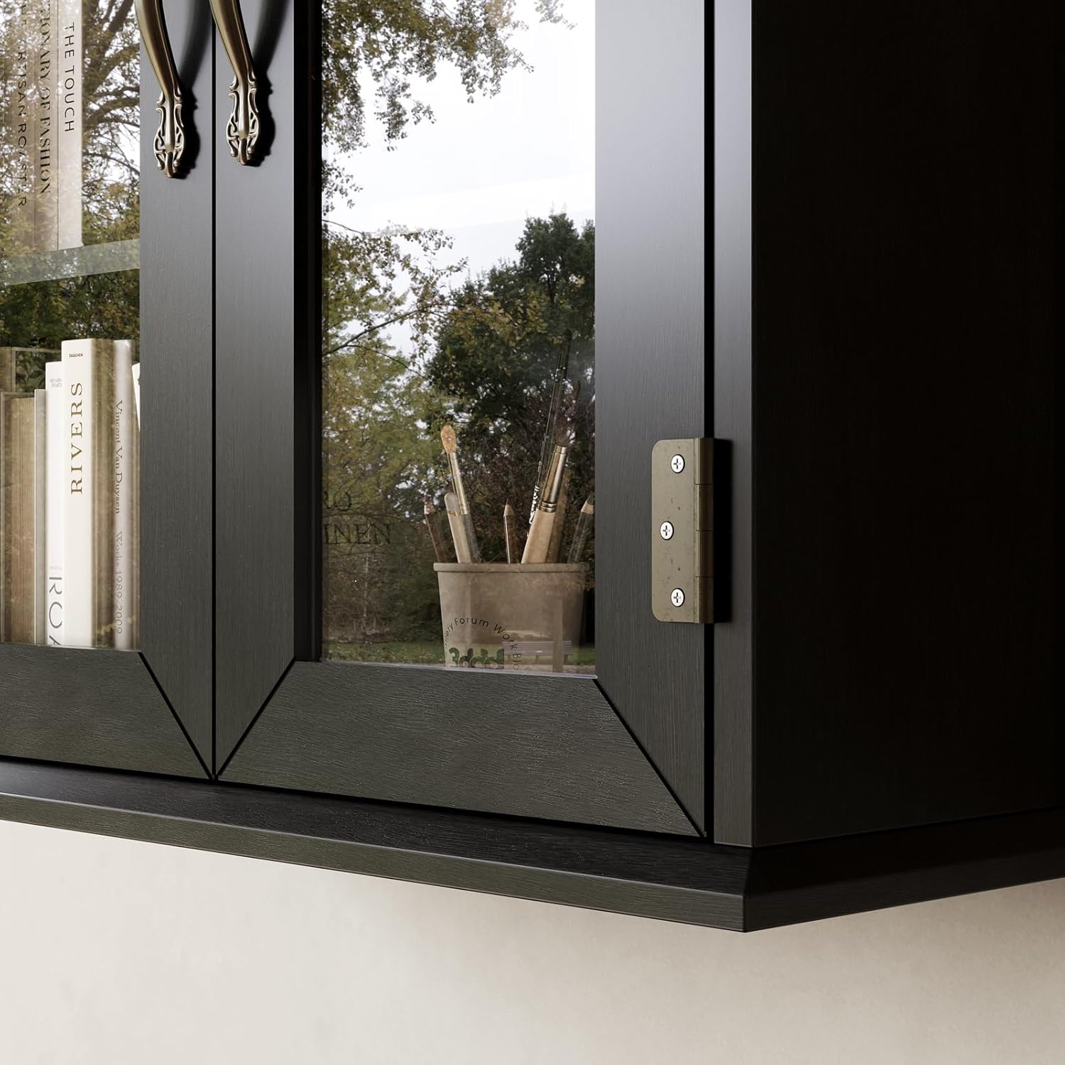 Bathroom Wall Cabinet with Adjustable Shelves Over The Toilet, Rustic Cabinet Wall Mounted