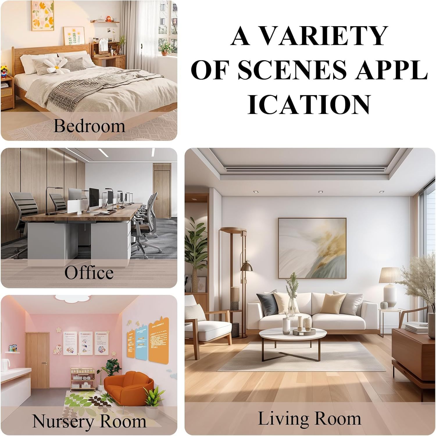 Nursery Rocking Chair, Linen Upholstered Glider Chair with High Backrest and Footrest, Manual Recliner Sofa Chair with Side Pocket