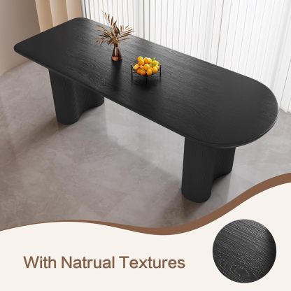 70.86" Dining Room Table with 8 Chairs for 4,6,8, Modern Cream Style Kitchen Table Set for Dining Room