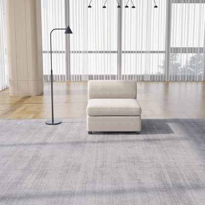 Off-White Comfy Queen Sectional Sofa, Sleeper Sofa Couch with Removable Cushion, Modular Sofa with Pillows and Storage Chaise