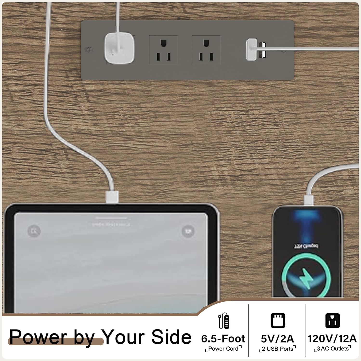 Farmhouse L Shaped Desk with Drawers & Storage Shelf, Home Office Desk with Storage Cabinet