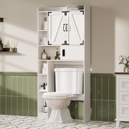 Over The Toilet Storage Cabinet, Farmhouse Bathroom Storage Cabinet