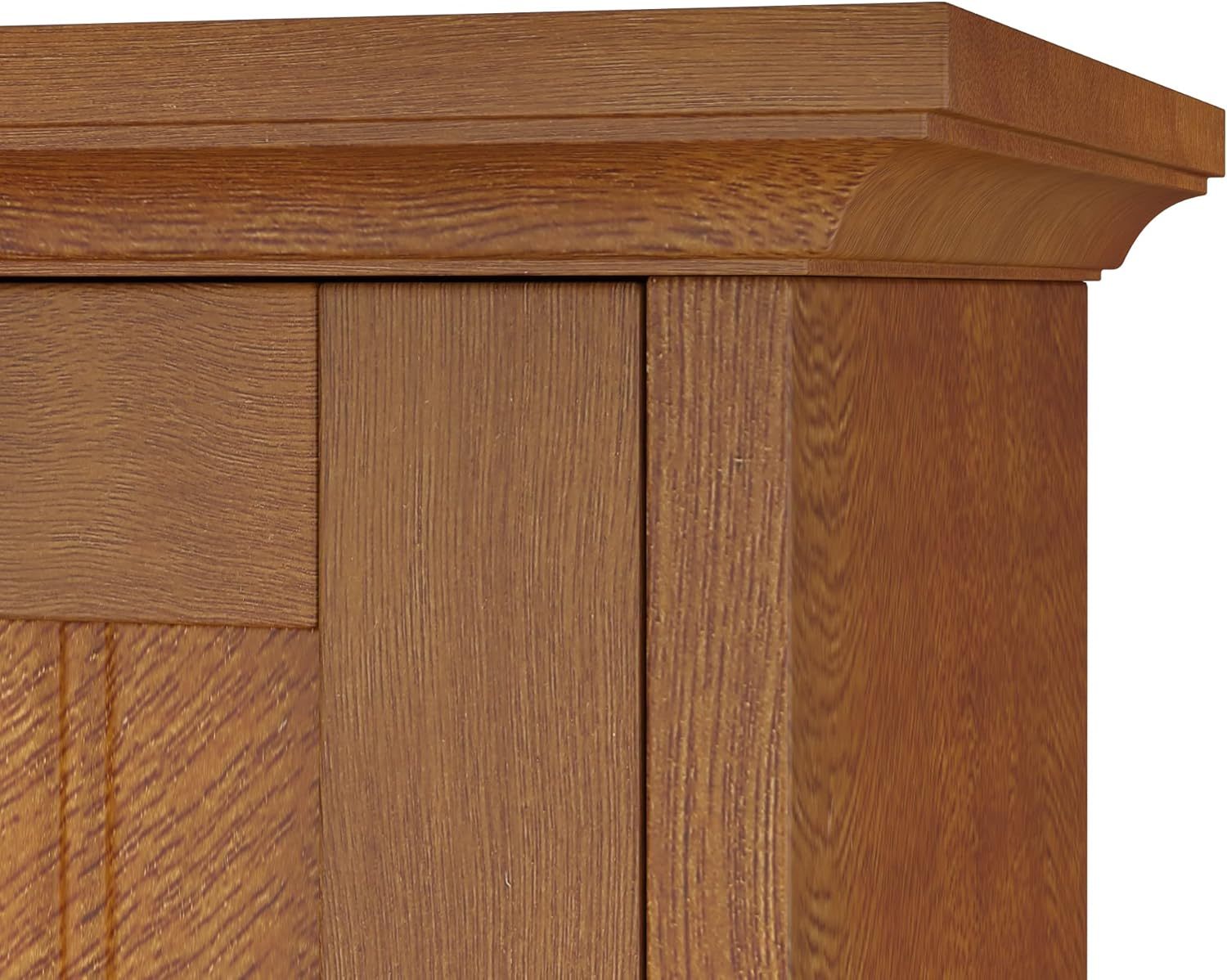 Bathroom Wall Cabinet, Over The Toilet Space Saver Storage Cabinet, Medicine Cabinet with 2 Door and Adjustable Shelves