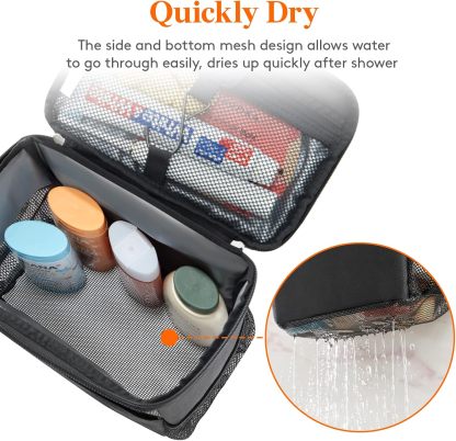 Shower Bag Mesh Shower Caddy Portable College Dorm Room Essentials Tote Bag for Bathroom