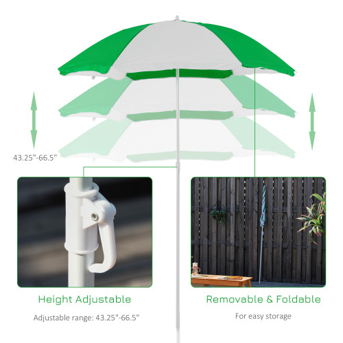 Kids Picnic Table with Umbrella and Storage Inside, Sand and Water Table, Kids Outdoor Furniture