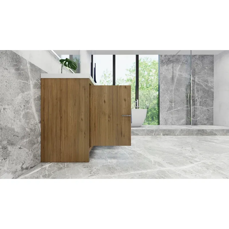 59" Single Freestanding Bathroom Vanity Set with Drawers and Doors