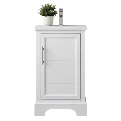 19.96'' Single Bathroom Vanity with Ceramic Top