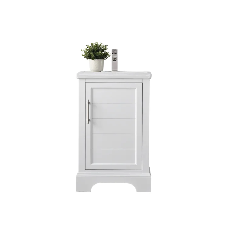 19.96'' Single Bathroom Vanity with Ceramic Top