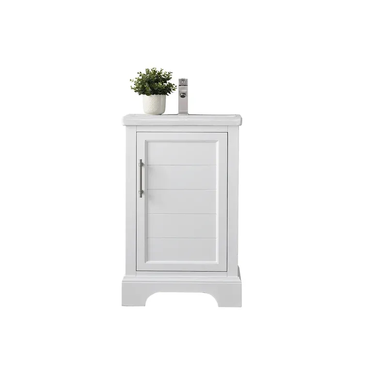19.96'' Single Bathroom Vanity with Ceramic Top