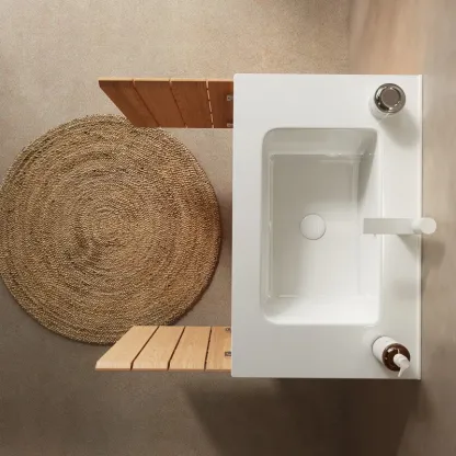 Bathroom Vanity with Ceramic Sink and Soft-Close Drawers