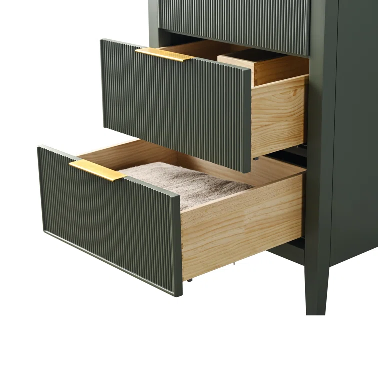 24'' Single Bathroom Vanity with Engineered Stone Top