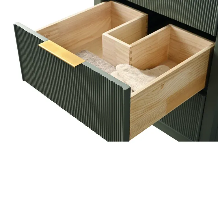 24'' Single Bathroom Vanity with Engineered Stone Top