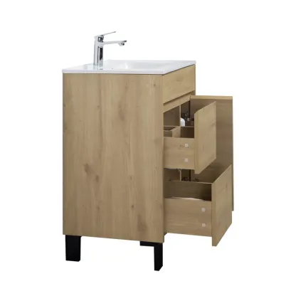 24.1'' Single Bathroom Vanity with Ceramic Top